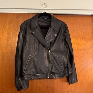 Able Classic Black Leather Jacket